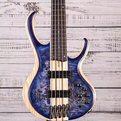 Ibanez BTB845CBL Standard 5-String Bass Guitar | Cerulean Blue Burst Low Gloss • $1154.99