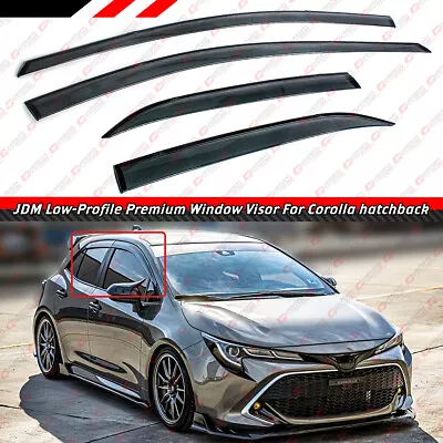 For 2019-2024 Corolla Hatchback Jdm Low Profile Window Visor Rain Guard W/ Clip • $37.95