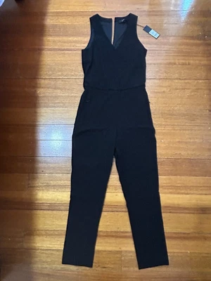 $45 • Buy Elegant SABA Black Jemma Jumpsuit Size AU6 - Brand New With Tags