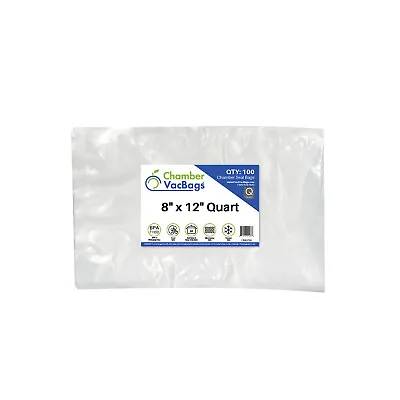 8  X 12  Quart-Size ChamberVacBags Chamber Sealer Pouches • $16.99