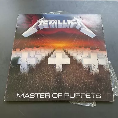 Metallica Master Of Puppets Vinyl 1986 With Original Insert • $275