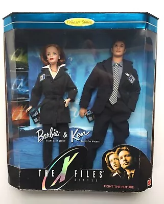 X-Files Barbie & Ken Scully & Mulder TV Show Collector Edition 1998 NIB • $49.99