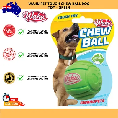 $6.49 • Buy Wahu Pet Tough Chew Ball Dog Toy - Green