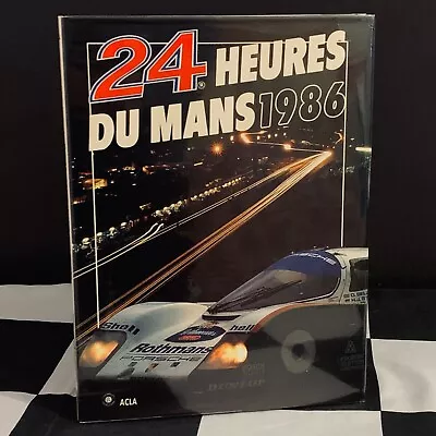 1986 24 Heures Du Mans Official Yearbook Annual French Rothmans Porsche 962 C  • £325