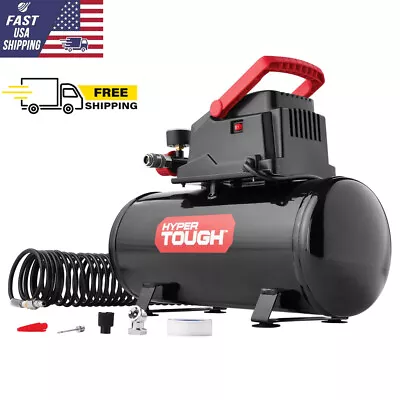 3 Gallon Oil-free Portable Air Compressor With Hose & Inflation Accessory Kit US • $105