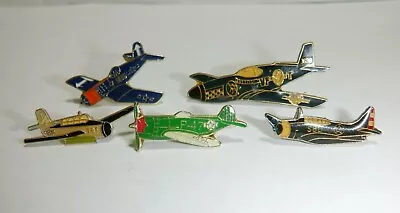 ~5~ Wwii U.s. Military Aircraft Hat Lapel Pins Prop Planes Airplane Ww2 Vint #18 • $14.95