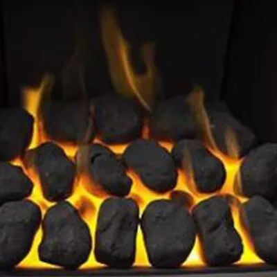 Gas Fire Replacement Cast Coals Choose Amountsizesvarious Fake Imitation Coal  • £13.99