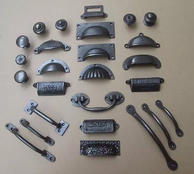 £3.99 • Buy RUSTIC IRON Chest Drawer Door Handles Knobs Wardrobe Kitchen Cupboard Cabinet