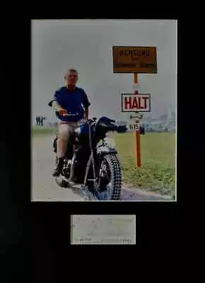 STEVE MCQUEEN Signed Autograph PHOTO DISPLAY The Great Escape • $34