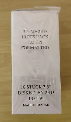 Pack Of 10 3.5  Floppy Disks (Brand New) • £5.99