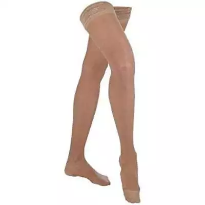 Venosan Legline Super Sheer Thigh Highs Silicone Band 15-20mmHg (Beige)  X-Large • $50