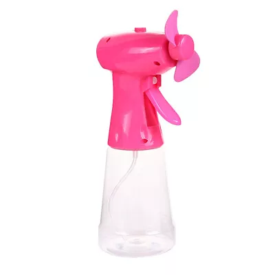 Water Mist Spray Bottle Fan Portable Travel Handheld Cooling Battery Operated • £9.05