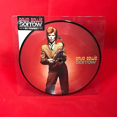 DAVID BOWIE Sorrow 2013 UK 40th Anniversary 7  Vinyl Picture Disc BRAND NEW • £38.37