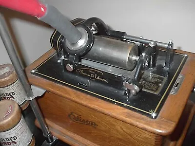 Edison Standard Phonograph With Morning Glory Horn • $1000