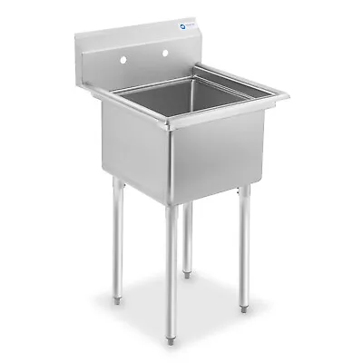 Commercial Stainless Steel Kitchen Utility Sink - 23.5  Wide • $261.99