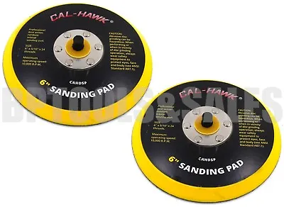 (Qty-2) 6  DA PSA SANDING BACKUP HOOK And LOOP BACKING PAD SANDERS • $13.99