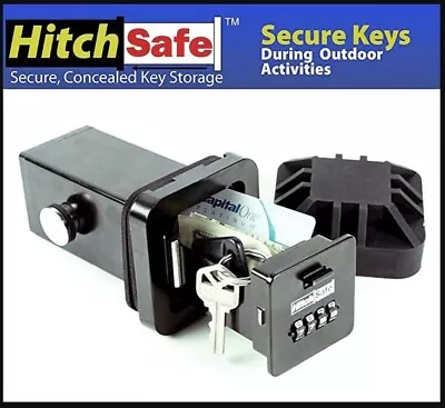 HITCHSAFE Brand New 2  Hitch Receiver Safe  - Storage Combination Code Lock • $68.99