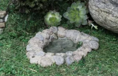 Stone Fairy Garden Pond Pond Surrounded By Rocks Fairy Garden Water Feature • $12.99