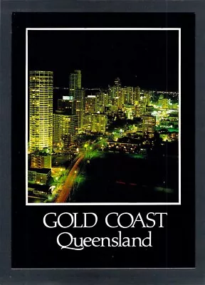 D5318 Australia Q Gold Coast Night Lights NCV Postcard • $6.88