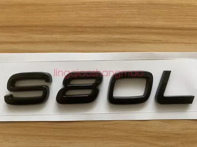 Glossy Black   S80L   Number Letters Rear Trunk Emblem Badge For Volvo S80L • $20.99