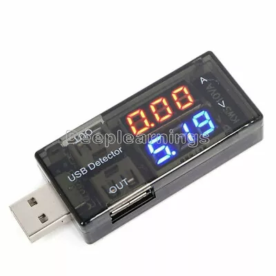 USB Charger Doctor Current Voltage Charging Detector Battery Voltmeter Ammeter • $2.40