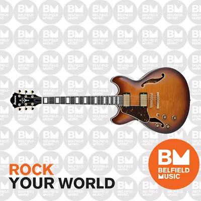 $1379 • Buy Ibanez AS93FML Artcore Electric Guitar Hollow Body Violin Sunburst - AS93FMLVLS
