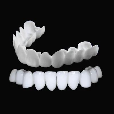 Dental Upper And Lower False Fake Perfect Smile Veneers Comfort Flex Teeth • $9.90