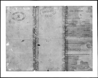 $5.82 • Buy Both Sides Of The Civil War Discharge Papers For Private William M - Old Photo