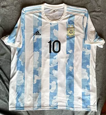 Lionel Messi Adidas Argentina Home Authentic MESSI XXL Copa America 2021 • $109