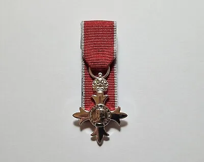 Member Of The Order Of The British Empire Court Mounted Miniature Medal MBE • £19.95