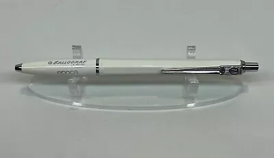 Bic Ballograf Epoca Ink Pen Made In Sweden White Silver Tone Company Logo • $14.39