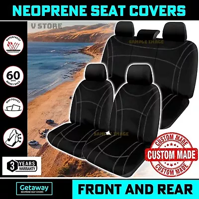 Getaway F & R Neoprene Seat Covers For Nissan Navara D40 ST-X STX550 9/2007-2015 • $284.05