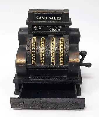 Vintage DieCast Mechanical Miniature National Cash Register Pencil Sharpener • $9.99