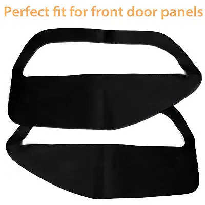 Interior Door Panel Insert Hard Vinyl Cover Fits 2005-2009 Ford Mustang Black US • $22.98