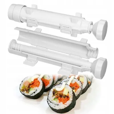 Sushi Bazooka Roller Maker DIY Sushi Maker Mold Rice Rolling Kitchen Tools Kit • £5.49