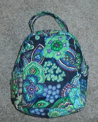 Vera Bradley Lunch Bunch Bag In A Blue Rhapsody Multicolor Retired Fabric EUC • $14.97