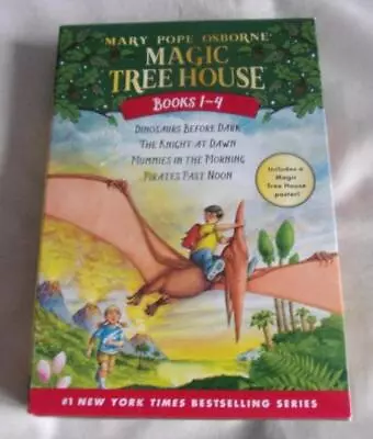 Boxed Set Of 4 Magic Tree House Books #1-4 + Poster By Mary Pope Osborne • $5.99