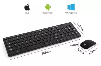 Compatible With Wireless Keyboard And Mouse Set HK-06 Notebook Keyboard • $39.99