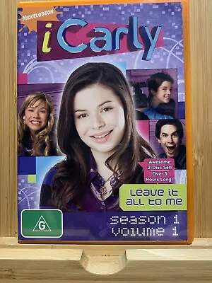 ICarly : Season 1 : Vol 1 (DVD 2009) Region 4 Rare • £10.54