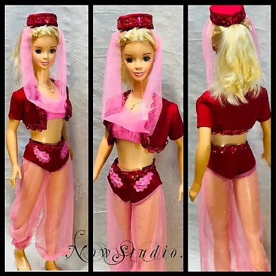 Dream Of Jeannie Costume Made For My Size Barbie 38”. • $57