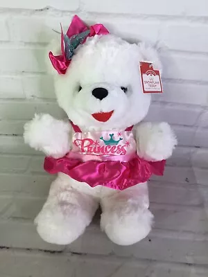 Dan Dee Lil' Snowflake Teddy Bear Plush Stuffed Animal Princess Christmas 2016 • $54.69
