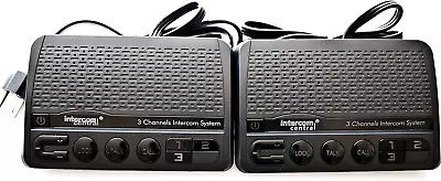 ® GROUND Wire Power-Line 3 CHANNELS Intercom System Two Stations Set. • $75.99