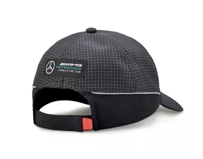 Mercedes Amg Petronas F1 Team Black Baseball Cap Hat Officially Licensed  • £23