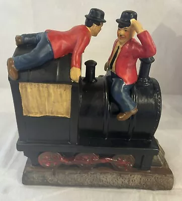 Vintage Laurel & Hardy Ceramic Steam Train 10  Collectable Ornament • £35.99