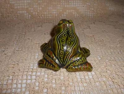 Cute Vintage Anatomically Ceramic Frog Naughty Female Figure Figurine • $15.95