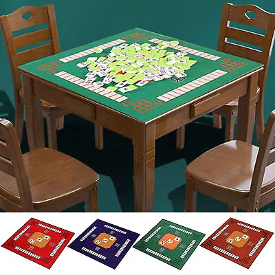 Home Mahjong Mat Non-slip Mahjong Pad Square Party Game Mat Gift Table Cloth NEW • $20.61