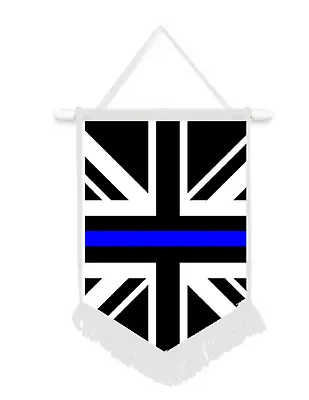 Thin Blue Line Military Car / Wall Pennant With White Border Fantastic Souvenir  • £9.99