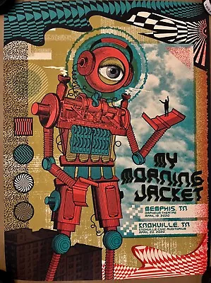 My Morning Jacket Poster Tennessee 2020 Memphis Knoxville Serigraph #214/305 • $59.99