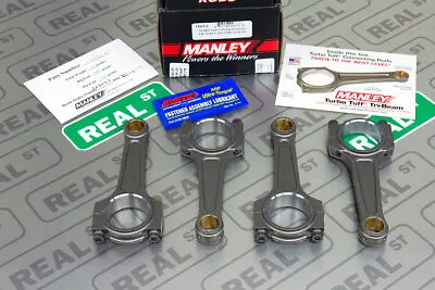 Manley I Beam Turbo Tuff Rods Acura Honda B18 B18A1 B18B1 B20B B20Z CRV 14412-4 • $998.93