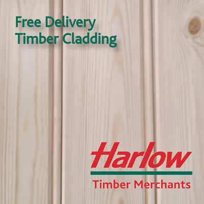 Timber Cladding Bead & Butt Tongue Groove 16x125mm (11x110 Fin) Secret Nail T&G • £14.99